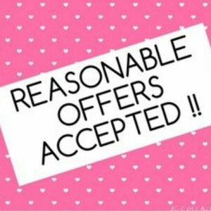 Feel free to make an offer on the items you like.